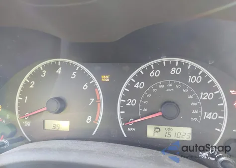 2010 Toyota Corolla Le из США, поврежденный, VIN 2T1BU4EE1AC296906